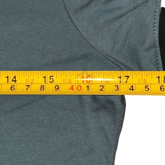 New Nike Blue Black Floral Logo Ringer T-shirt & Pull-on Legging Set Ladies S/M - Picture 6 of 14